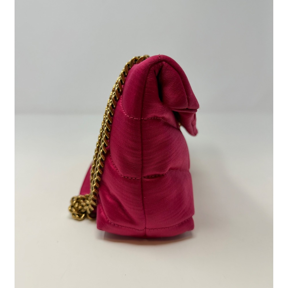 Saint Laurent YSL Toy Puffer Quilted Shoulder Bag Pink - Picture 5 of 11